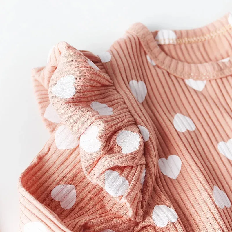 Ruffled Hearts Bodysuit