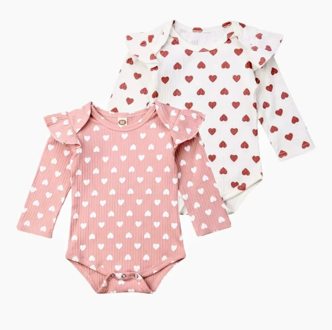Ruffled Hearts Bodysuit
