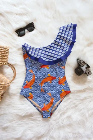 Ruffled One-Piece