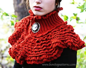 Ruffled Victorian Cowl