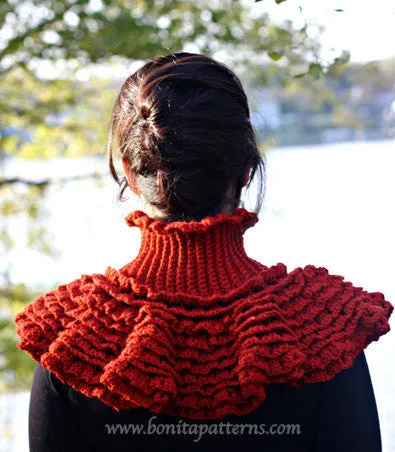 Ruffled Victorian Cowl