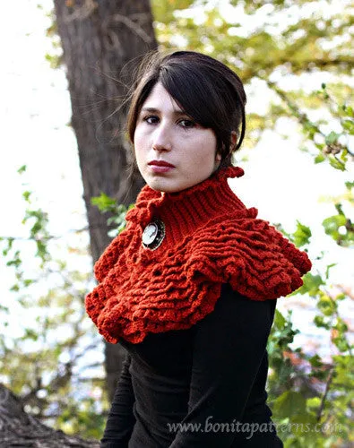 Ruffled Victorian Cowl