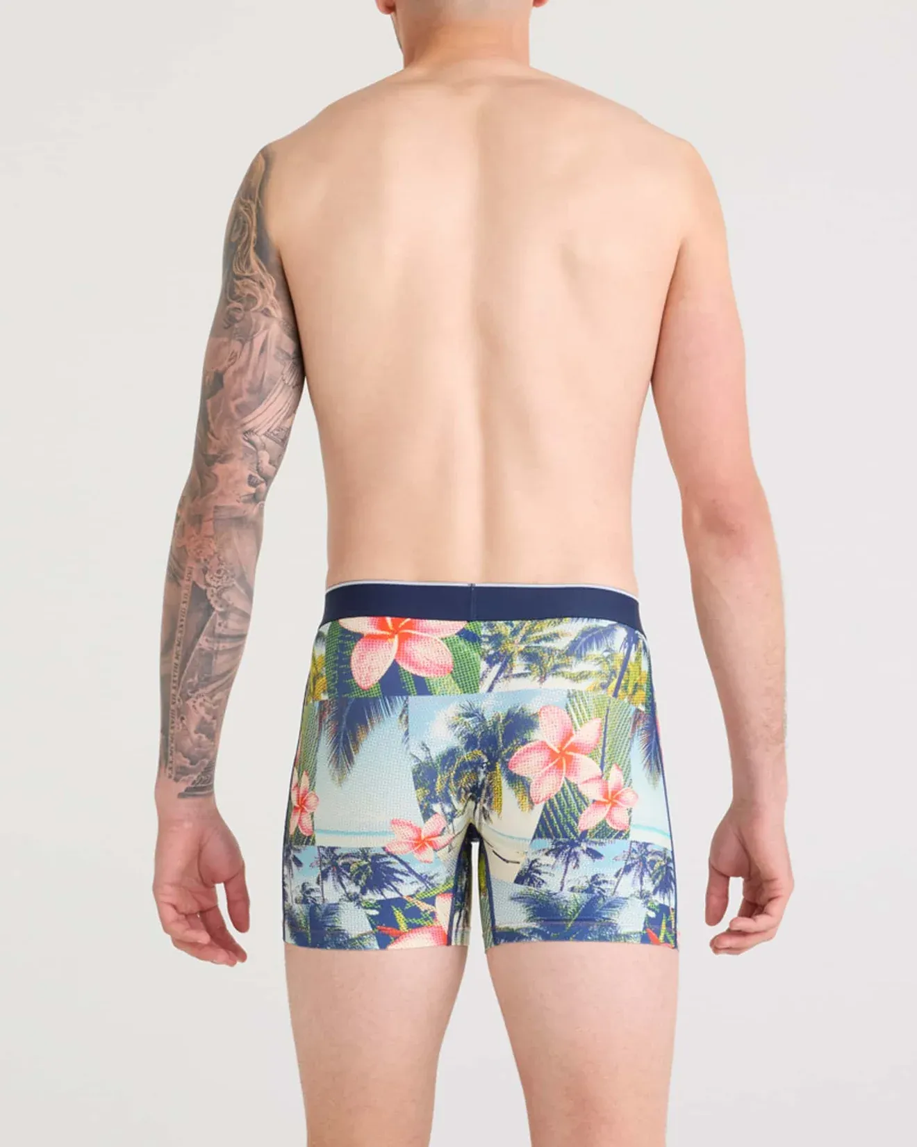 Saxx Volt Breathable Mesh Underwear - Halftone Tropics-Multi
