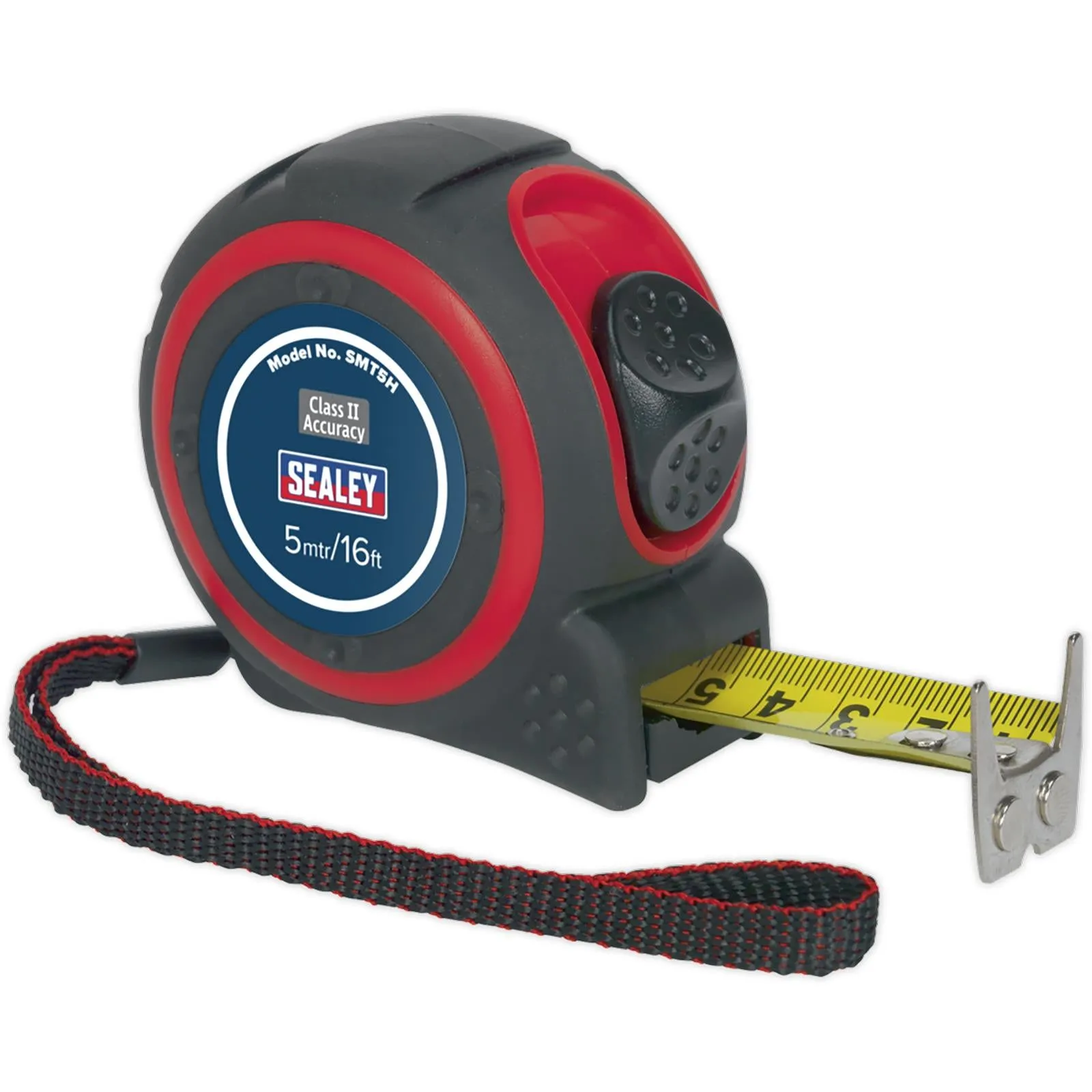 Sealey 5m or 8m Heavy Duty Tape Measure Rubber Body
