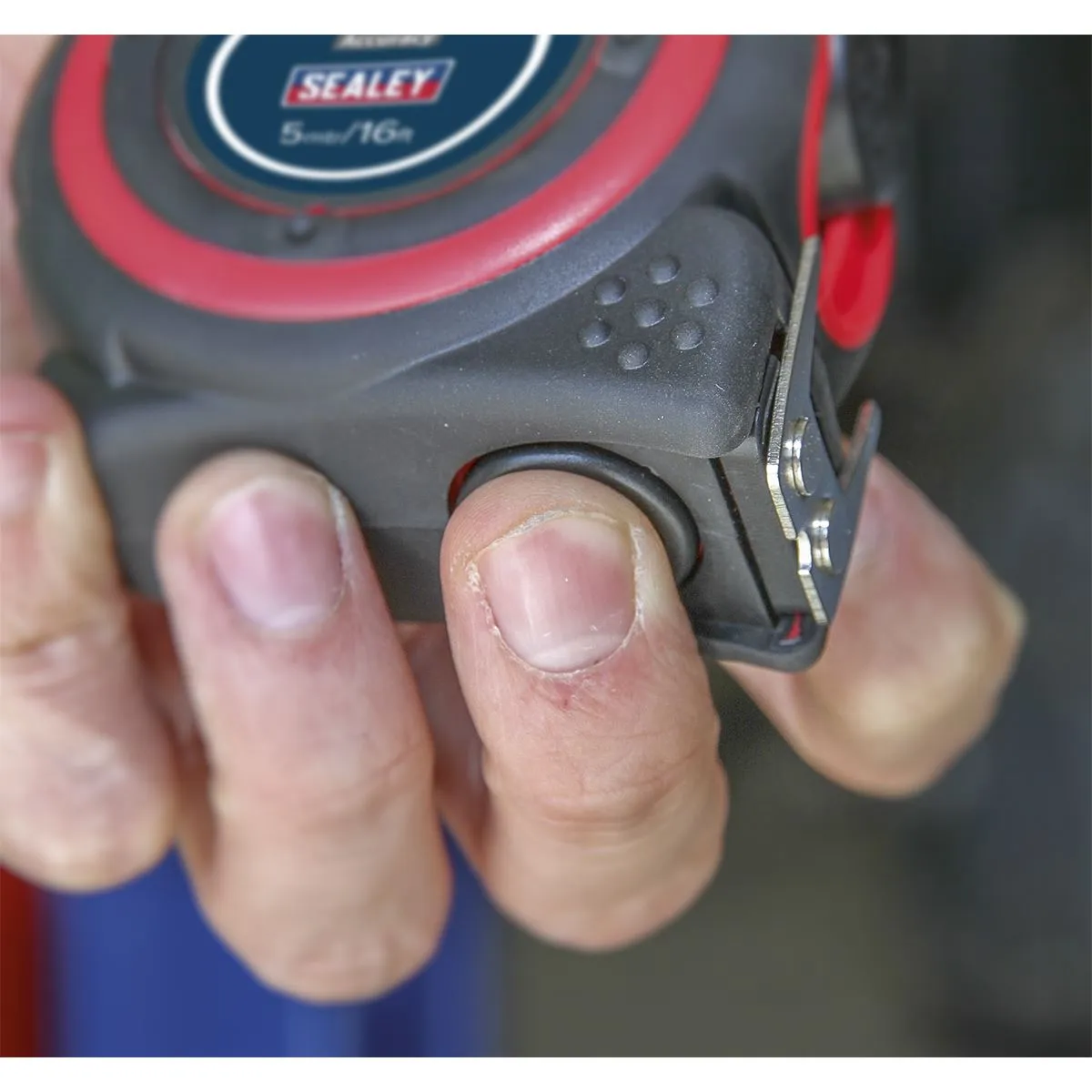 Sealey 5m or 8m Heavy Duty Tape Measure Rubber Body
