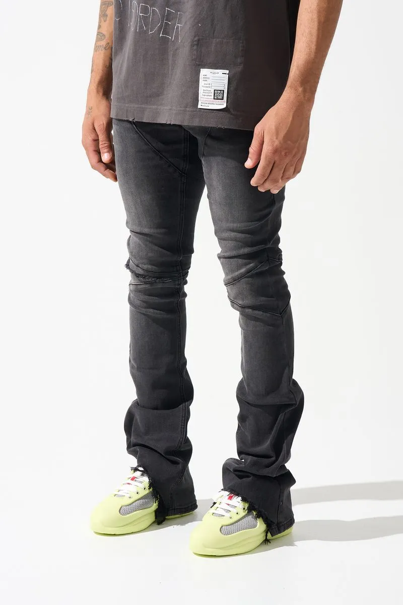 SERENEDE Nickel Stacked Jeans (GREY)