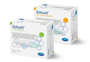 Silicone Dressing Conforming w/Heavy Absorbency Zetuvit® Plus by Hartmann