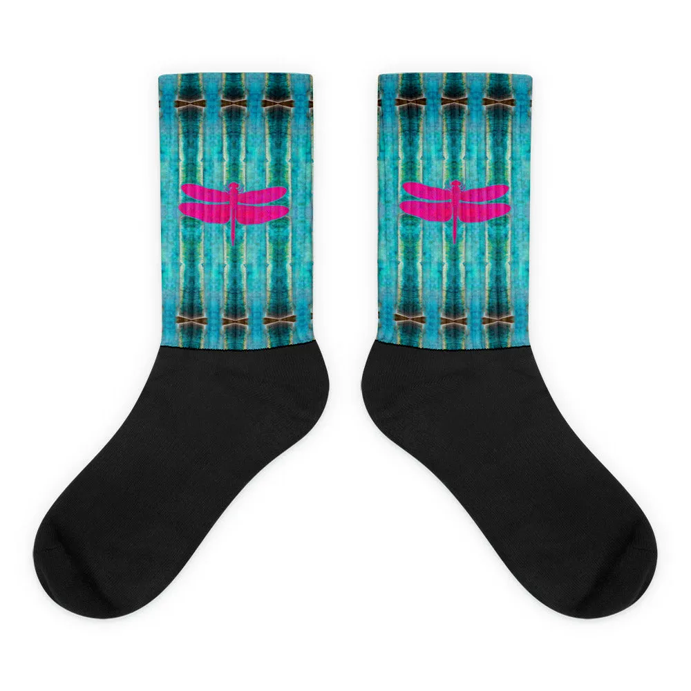 Socks (Unisex)(Dragonfly) RJSTH@Fabric#8 RJSTHW2021 RJS