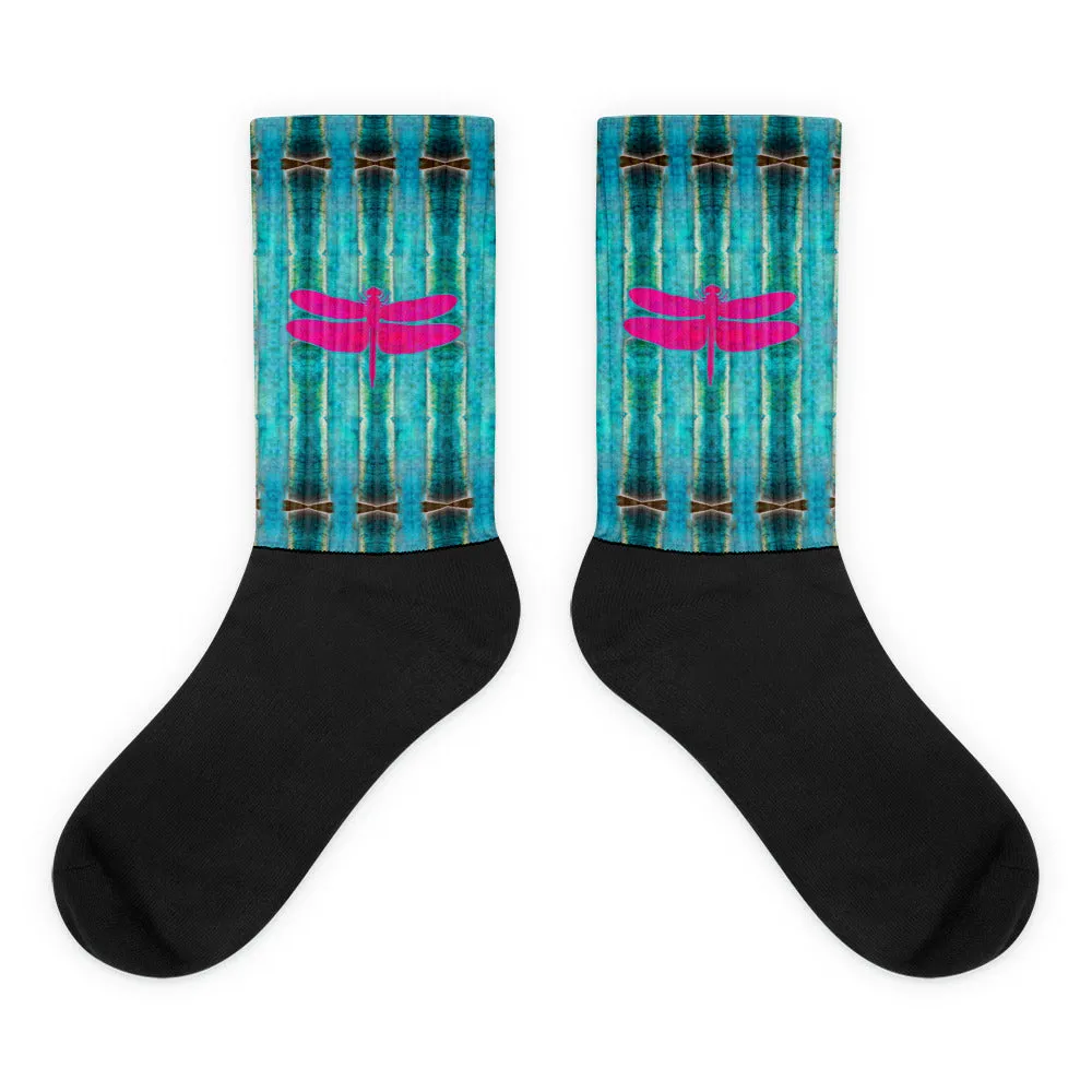 Socks (Unisex)(Dragonfly) RJSTH@Fabric#8 RJSTHW2021 RJS