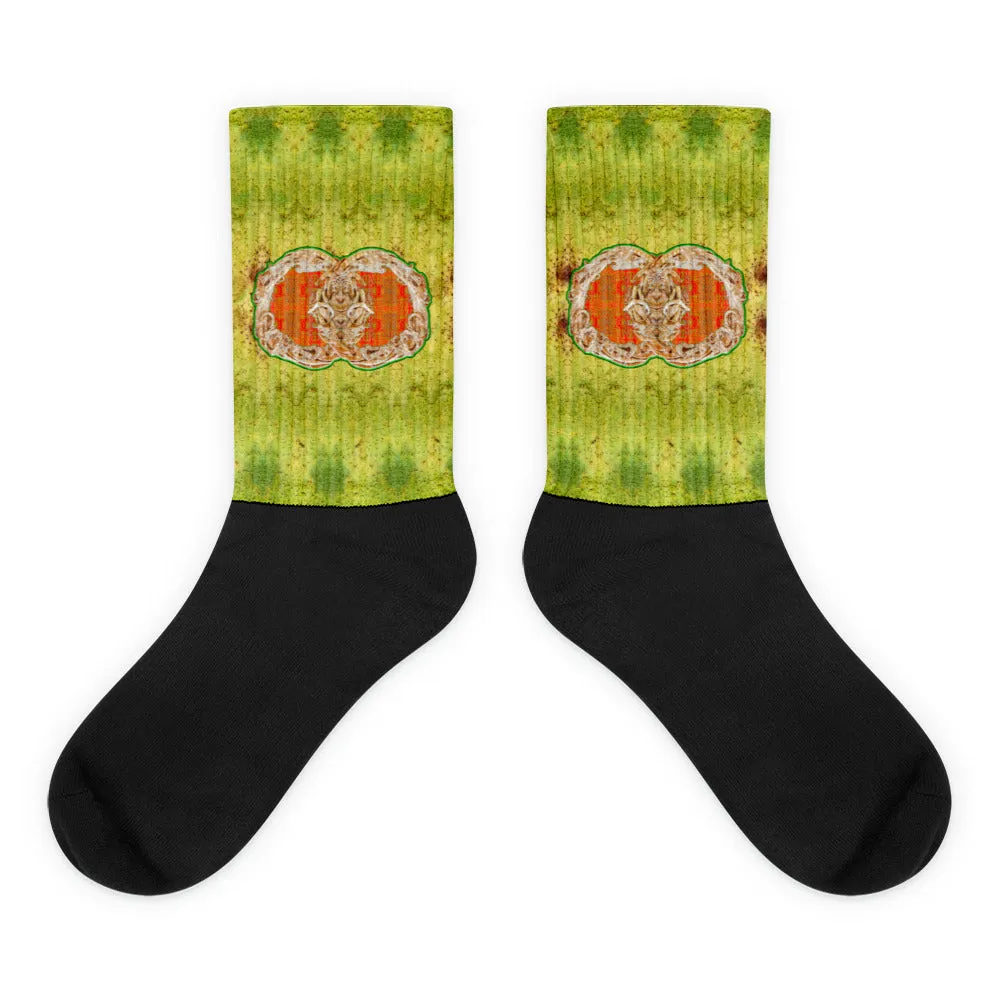 Socks (Unisex)(Ouroboros Smith Butterfly) RJSTH@Fabric#2 RJSTHW2021 RJS