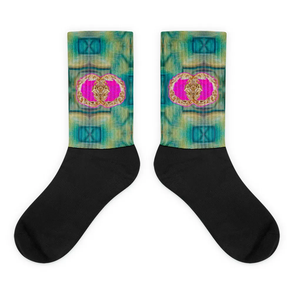 Socks (Unisex)(Ouroboros Smith Butterfly) RJSTH@Fabric#9 RJSTHW2021 RJS