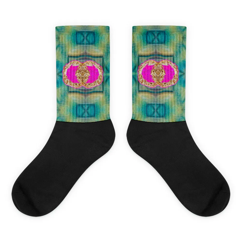 Socks (Unisex)(Ouroboros Smith Butterfly) RJSTH@Fabric#9 RJSTHW2021 RJS