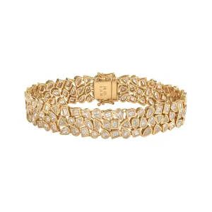 Solaire Wide Diamond Bracelet