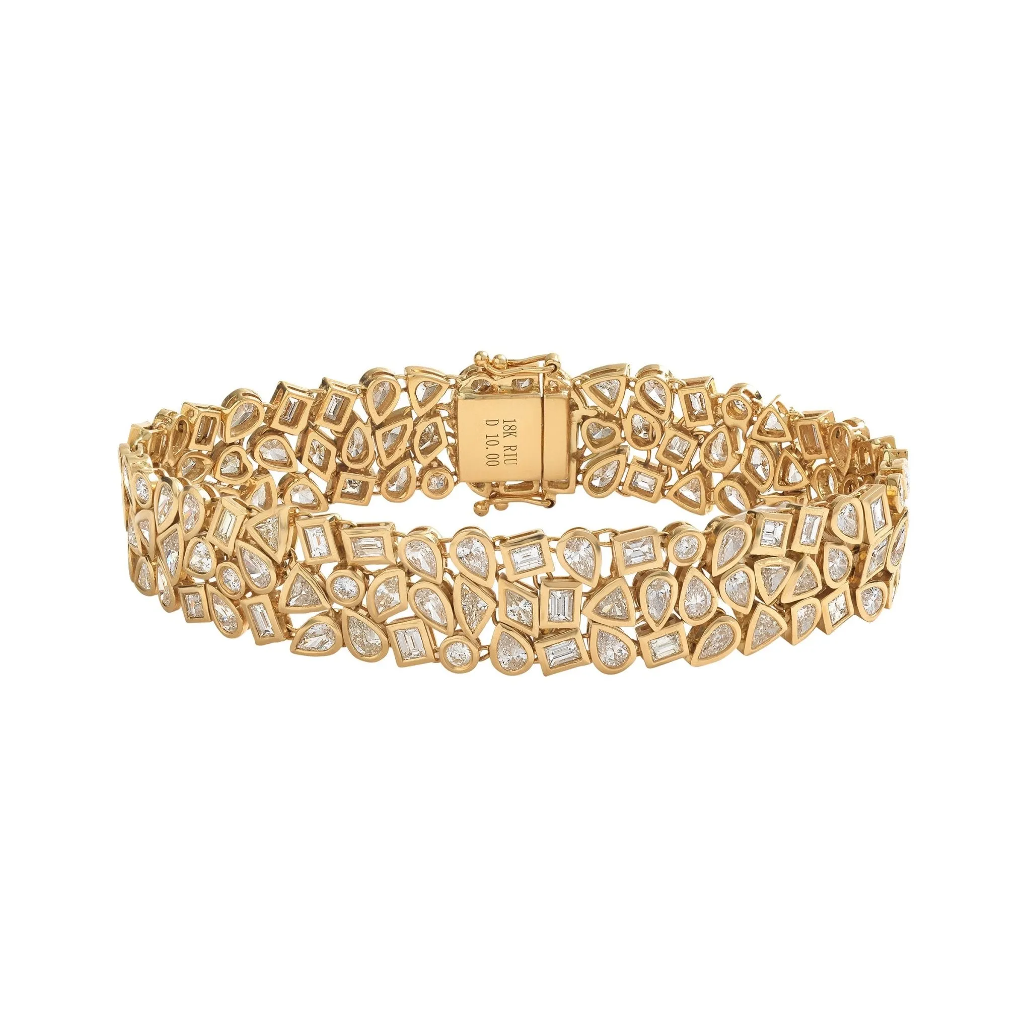 Solaire Wide Diamond Bracelet
