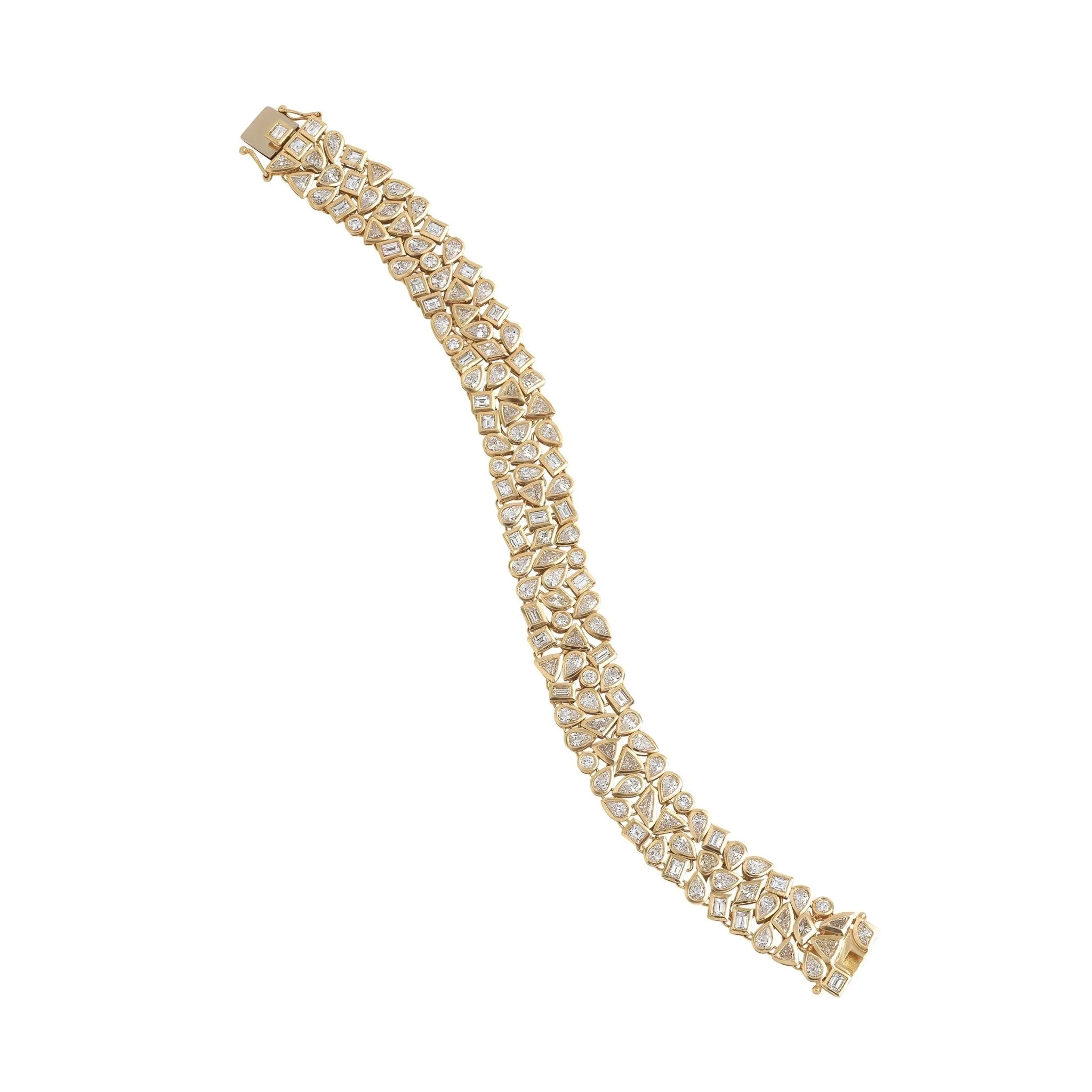 Solaire Wide Diamond Bracelet