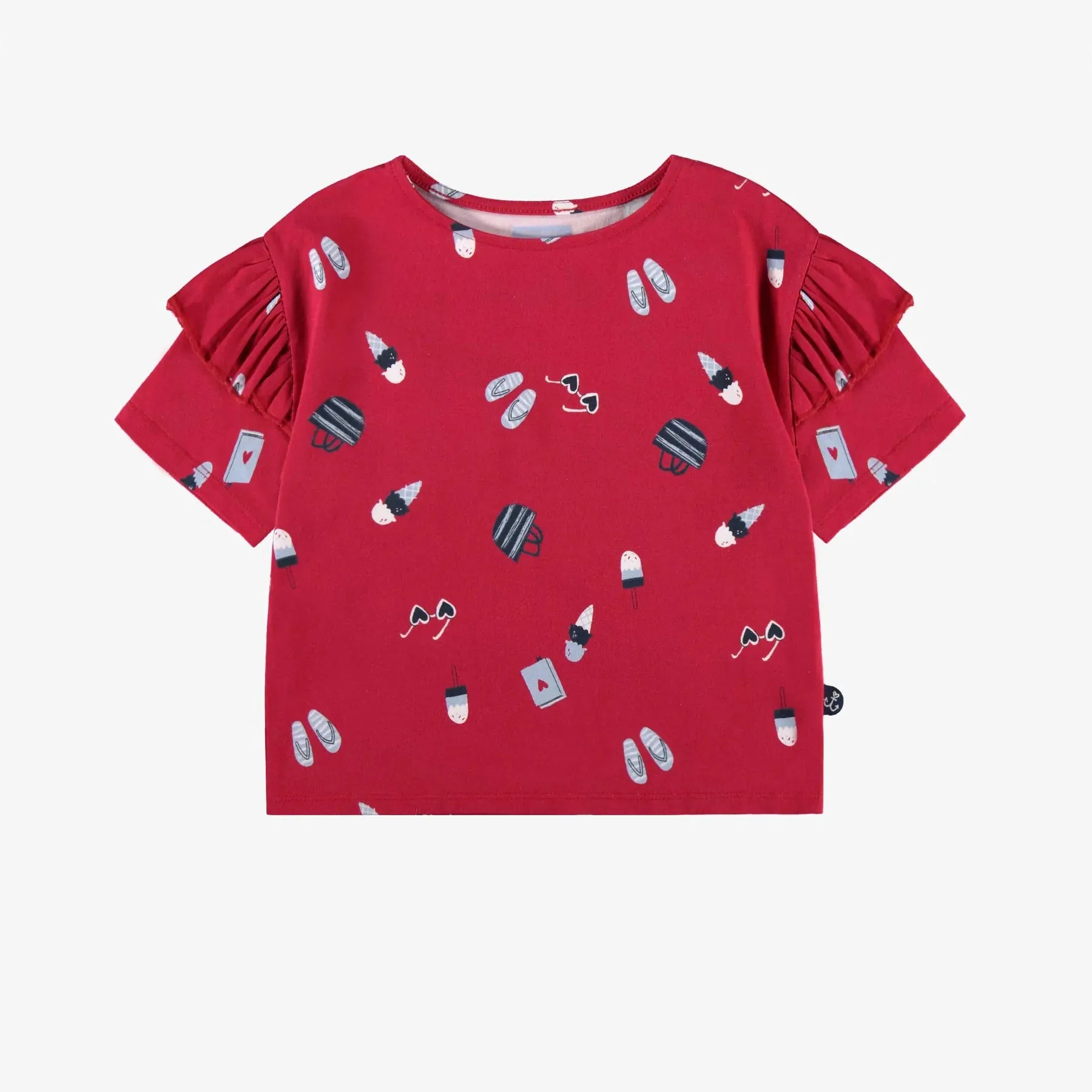 Souris Mini Ruffled T-Shirt- Child