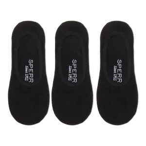 Sperry Men's Solid Liner 3-Pair Socks