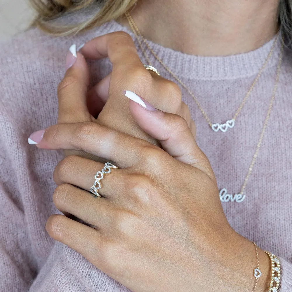 Spread Love Statement Ring