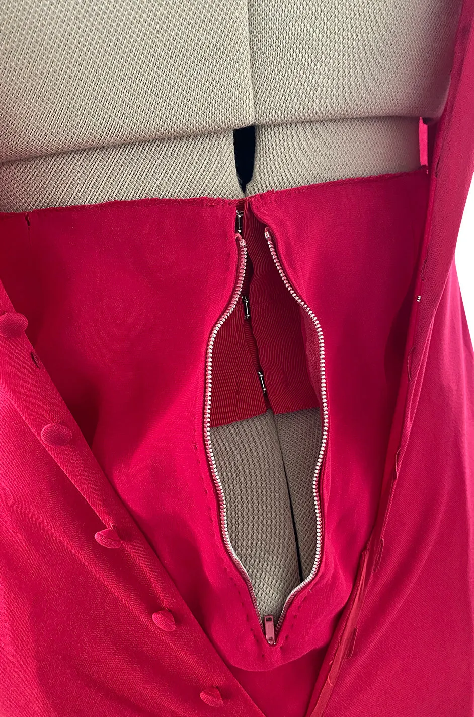 Spring 1976 Chanel Haute Couture Silk Jersey Dress & Lesage Beaded Jacket