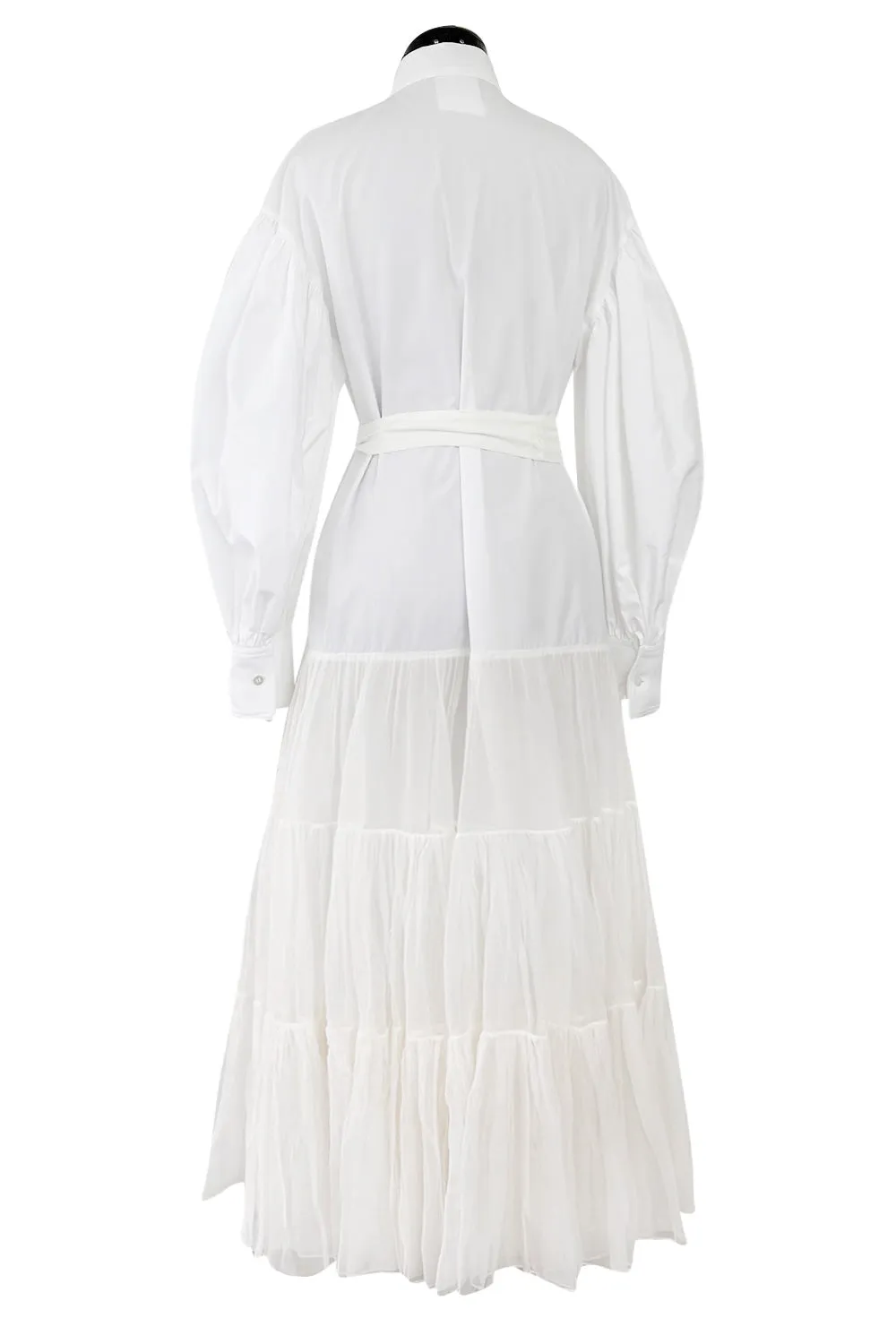 Spring 2020 Valentino by Pierpaolo Piccioli Runway White 'Le Blanc' Tuxedo Front Dress