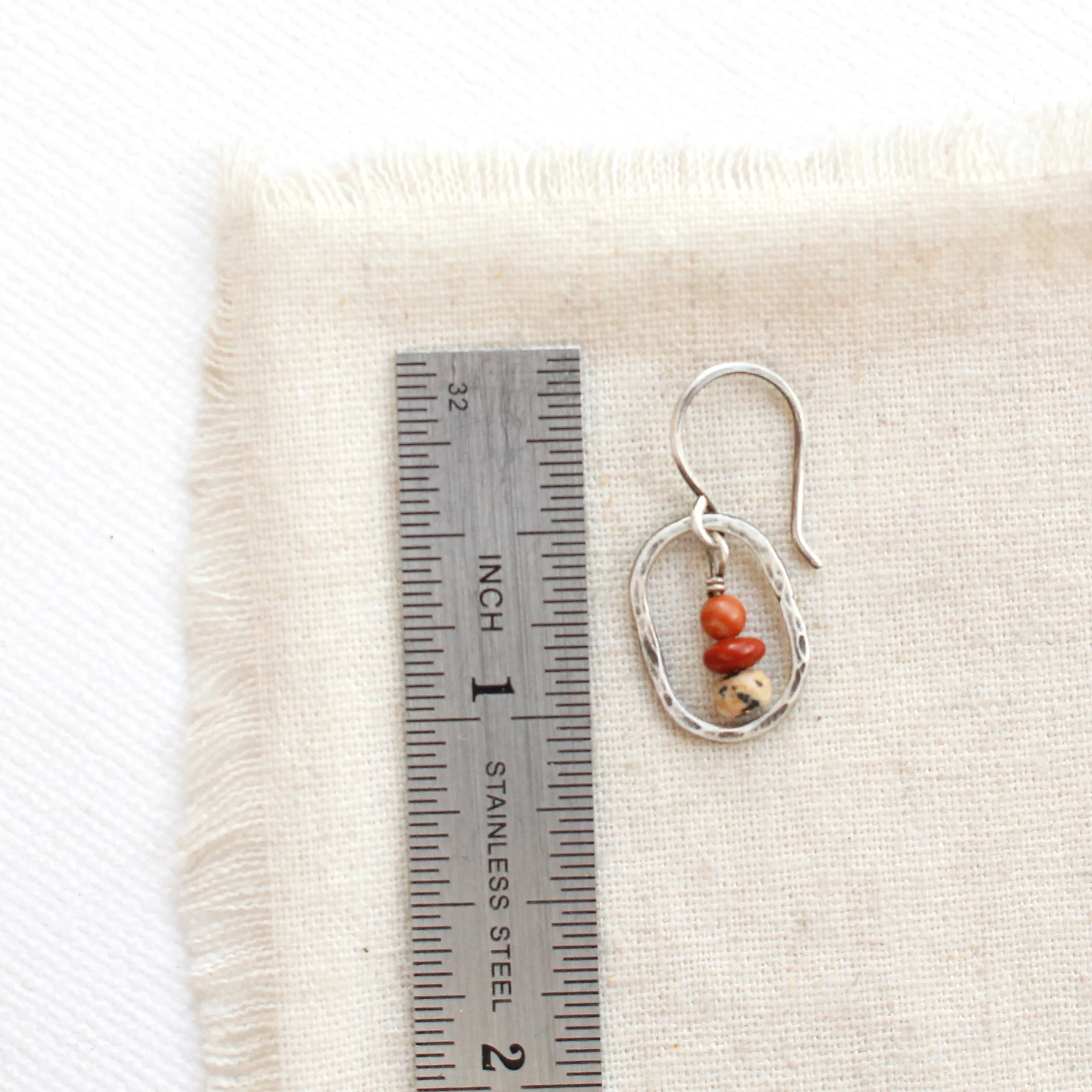Stacked Desert Dangle Earrings