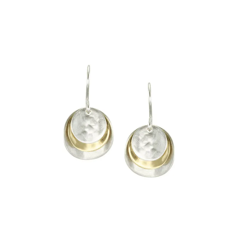 Stacked Disc Earring