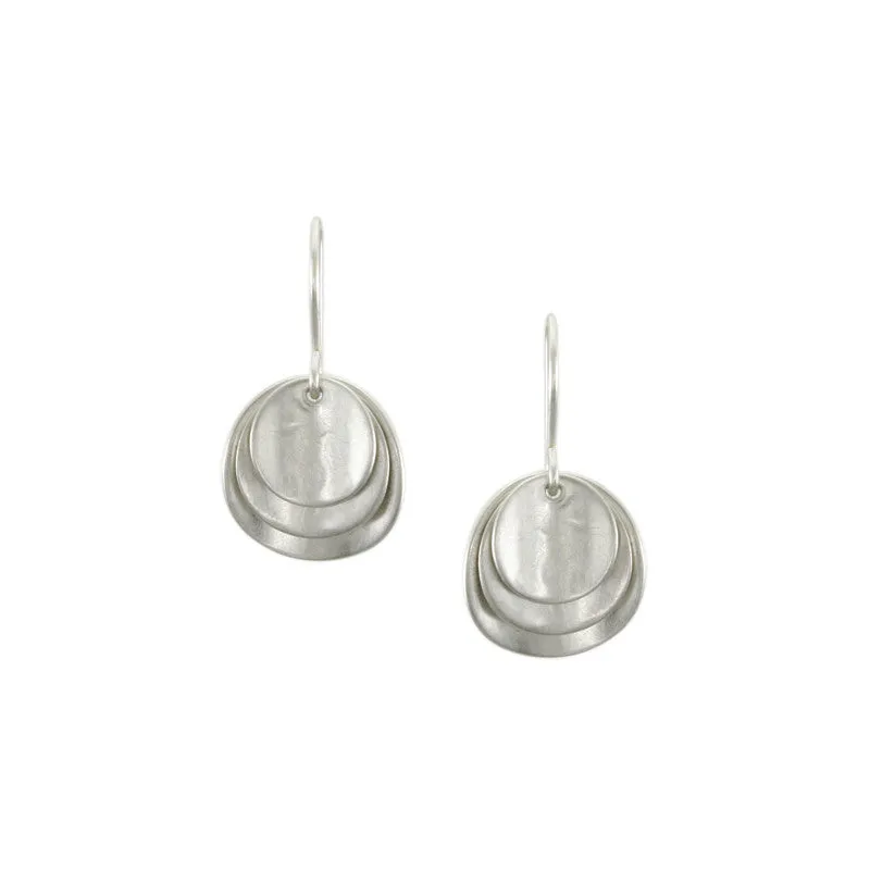 Stacked Disc Earring