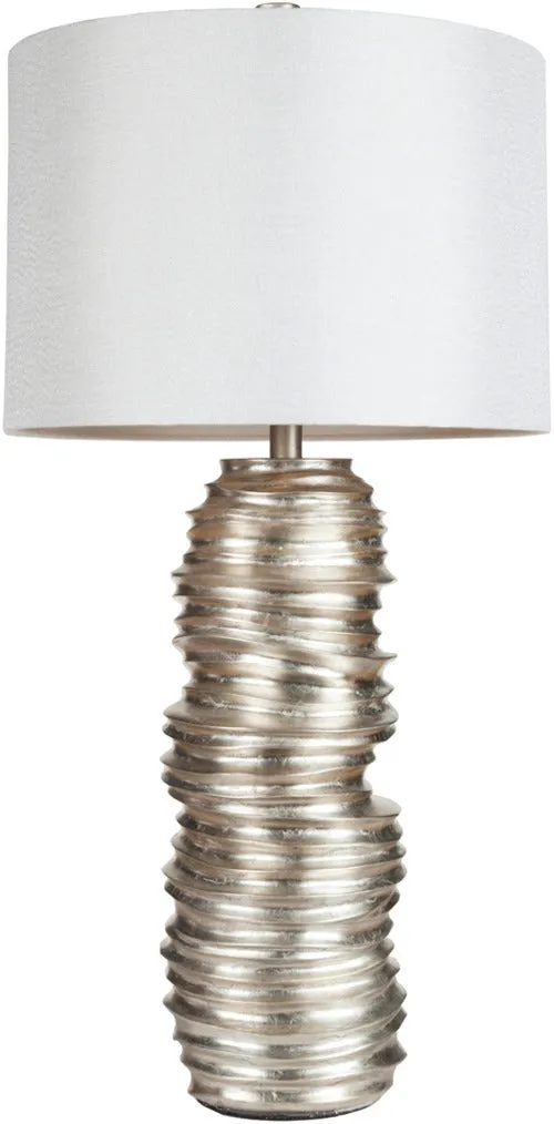 Stacked Lamp - Silver