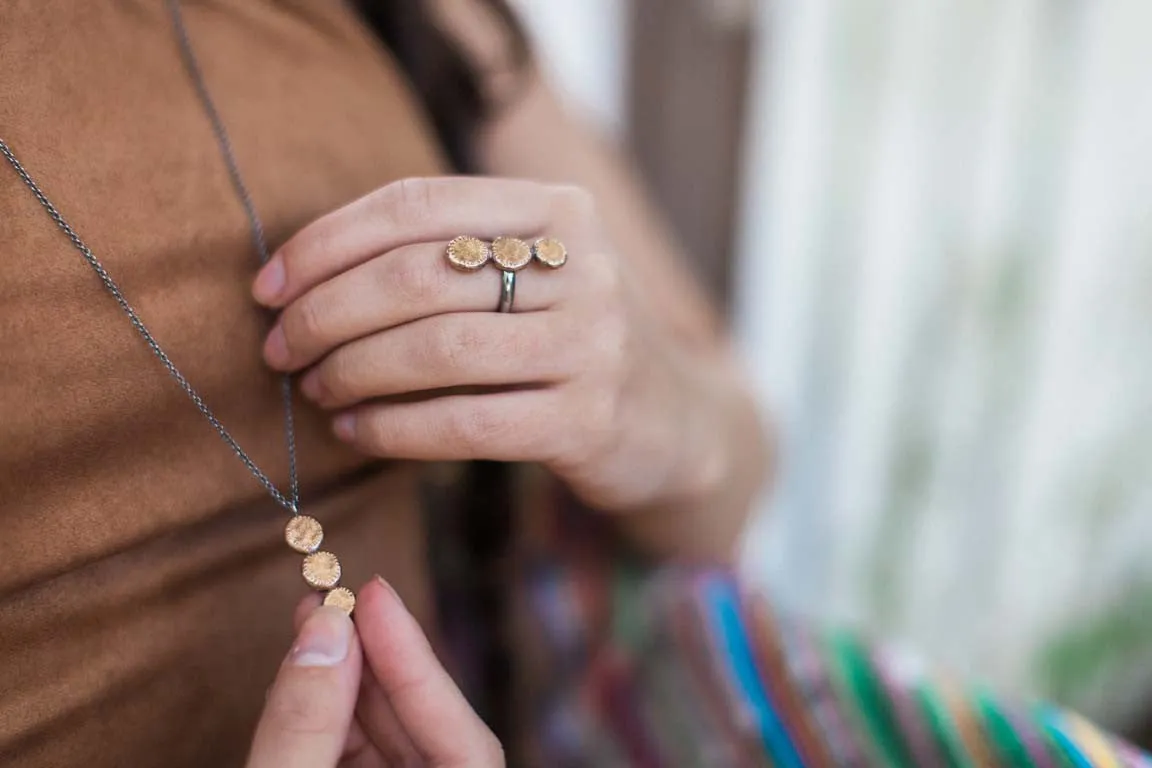 Stacked Nopal Necklace