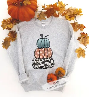 Stacked Pumpkin Cow