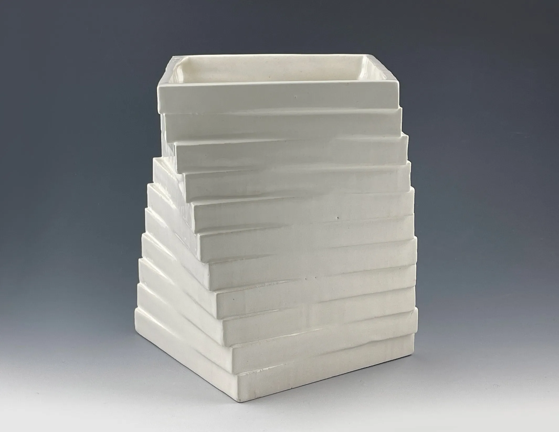 Stacked Spiral Vase