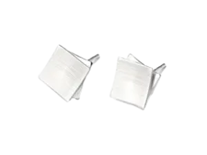 “Stacked Square” Stud Earrings