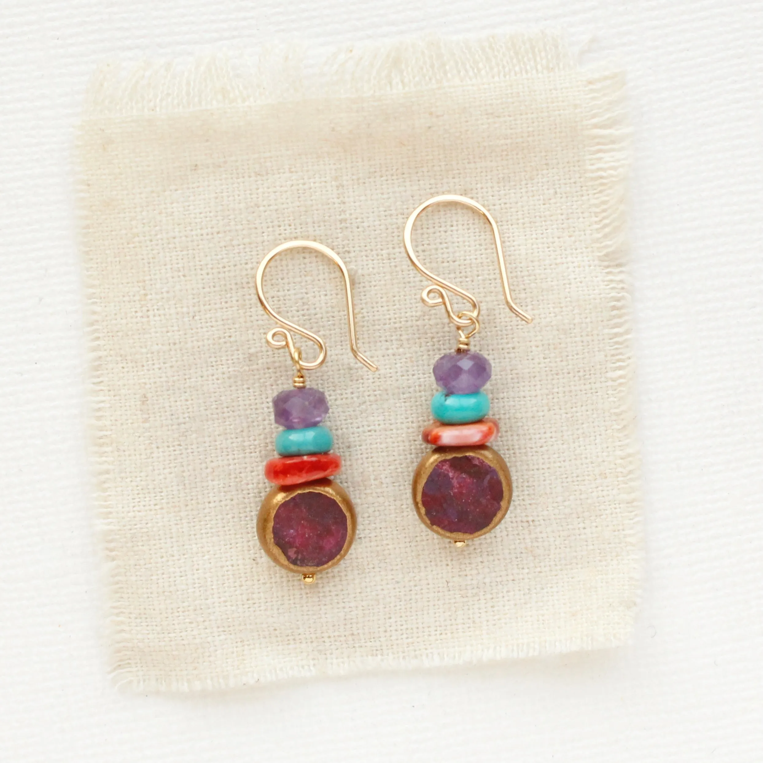 Stacked Tulum Earrings
