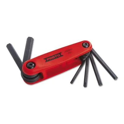 Stanley® Products 6 Pc. Hex Key Sets, 6 per holder, Hex Tip, Inch, 4996CG