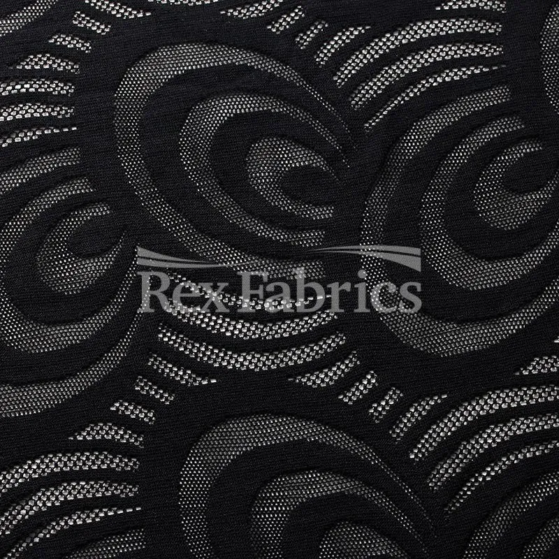 Swirl Lace - 4-Way Stretch Nylon Spandex Lace in 6 Colorways