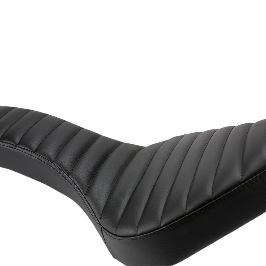 TC Bros. Hardtail Rigid Cobra Seat Black Pleated
