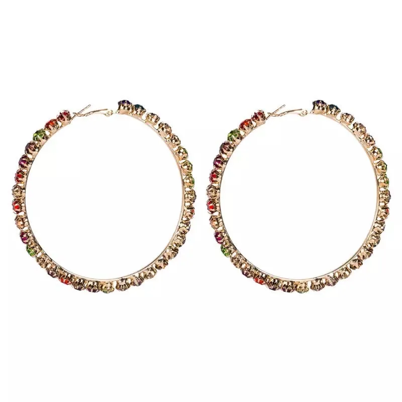 TENNIS HOOP EARRINGS