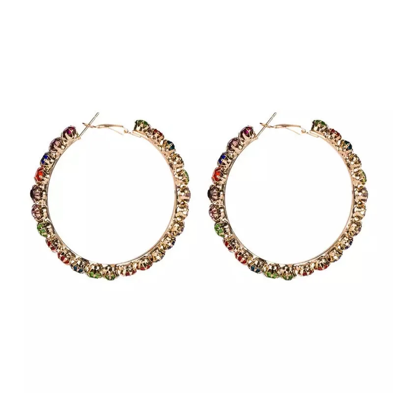 TENNIS HOOP EARRINGS