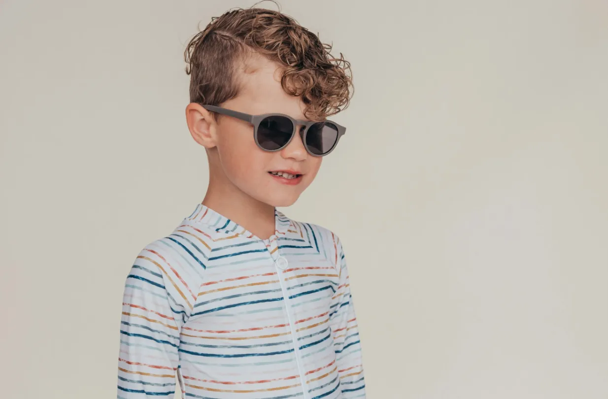 The Keyhole Sunnies - Matte Purple