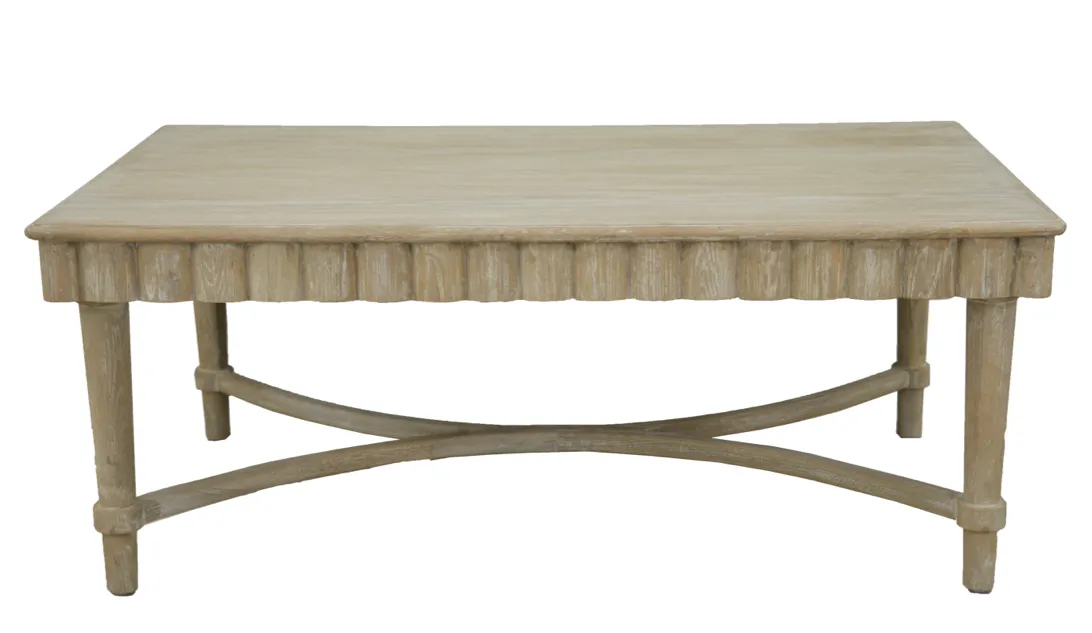 The Ruffled Coffee Table