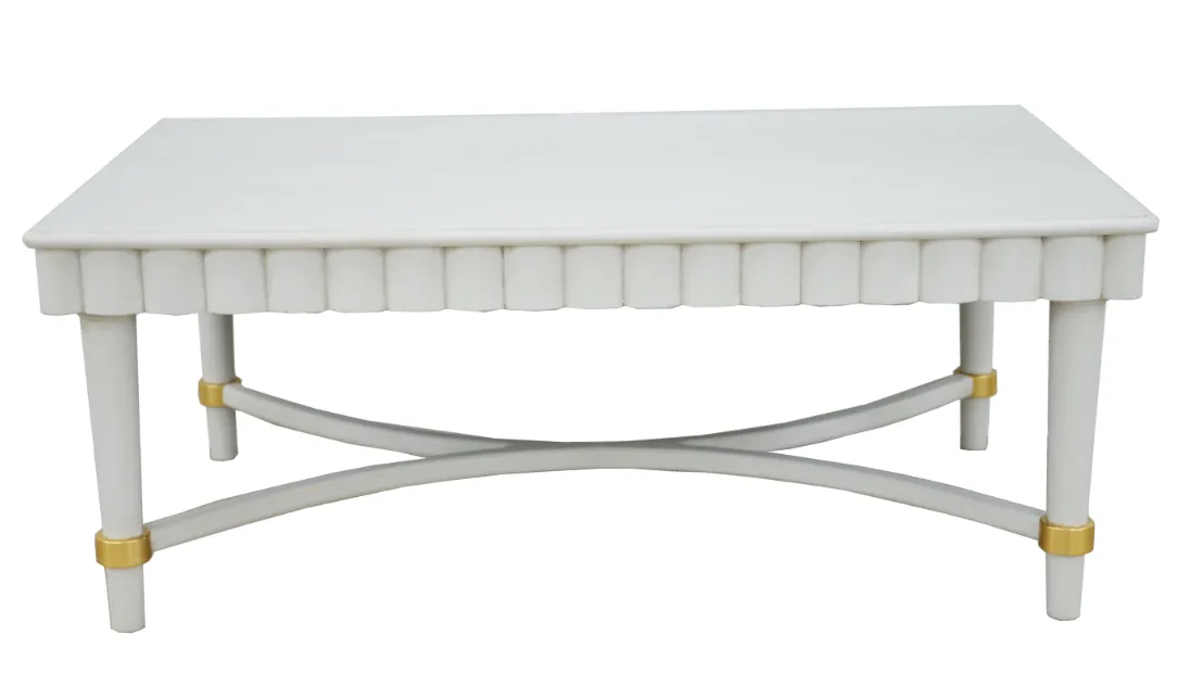 The Ruffled Coffee Table