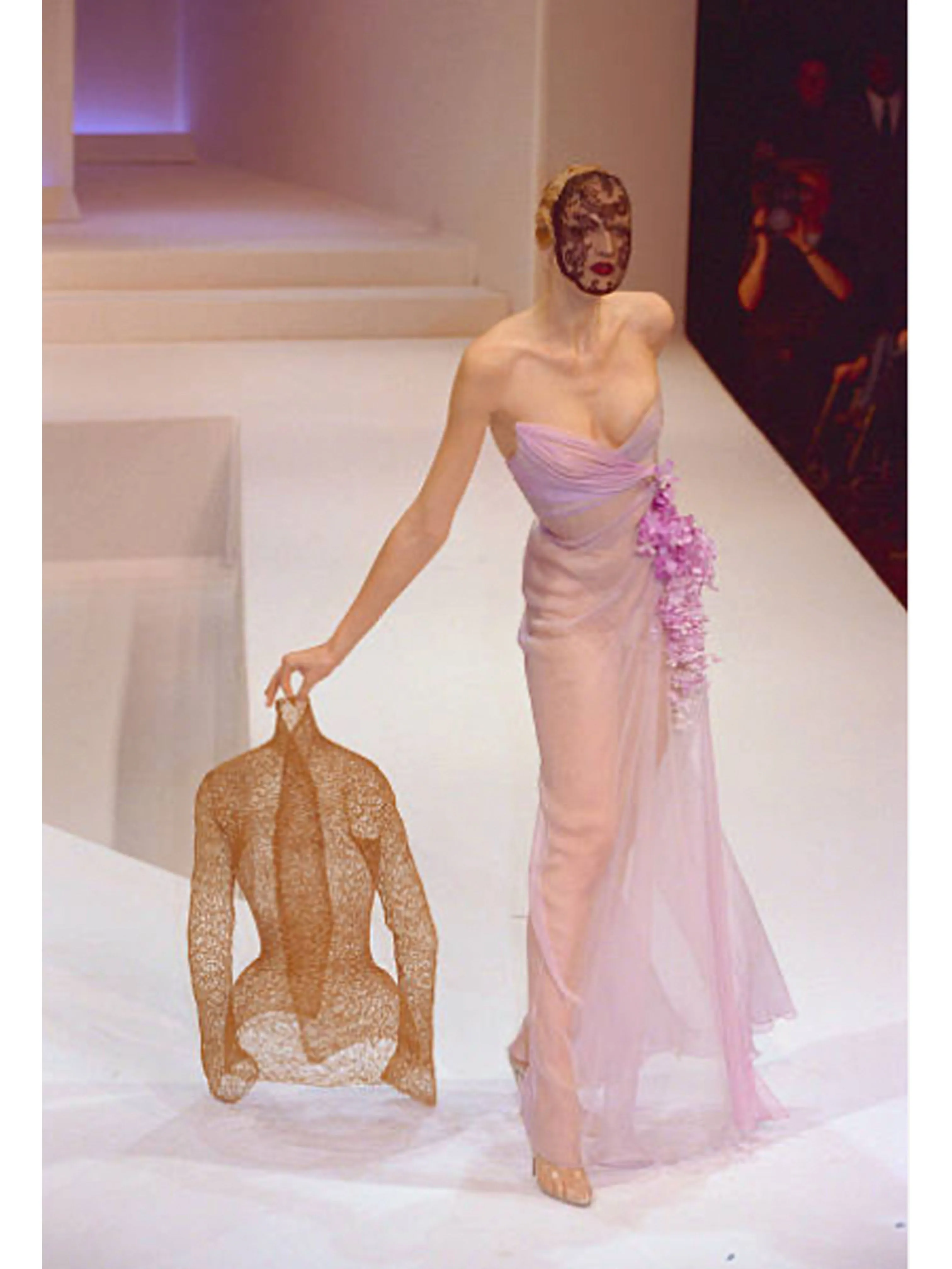 Thierry Mugler Couture 1990s Embellished Maxi Dress