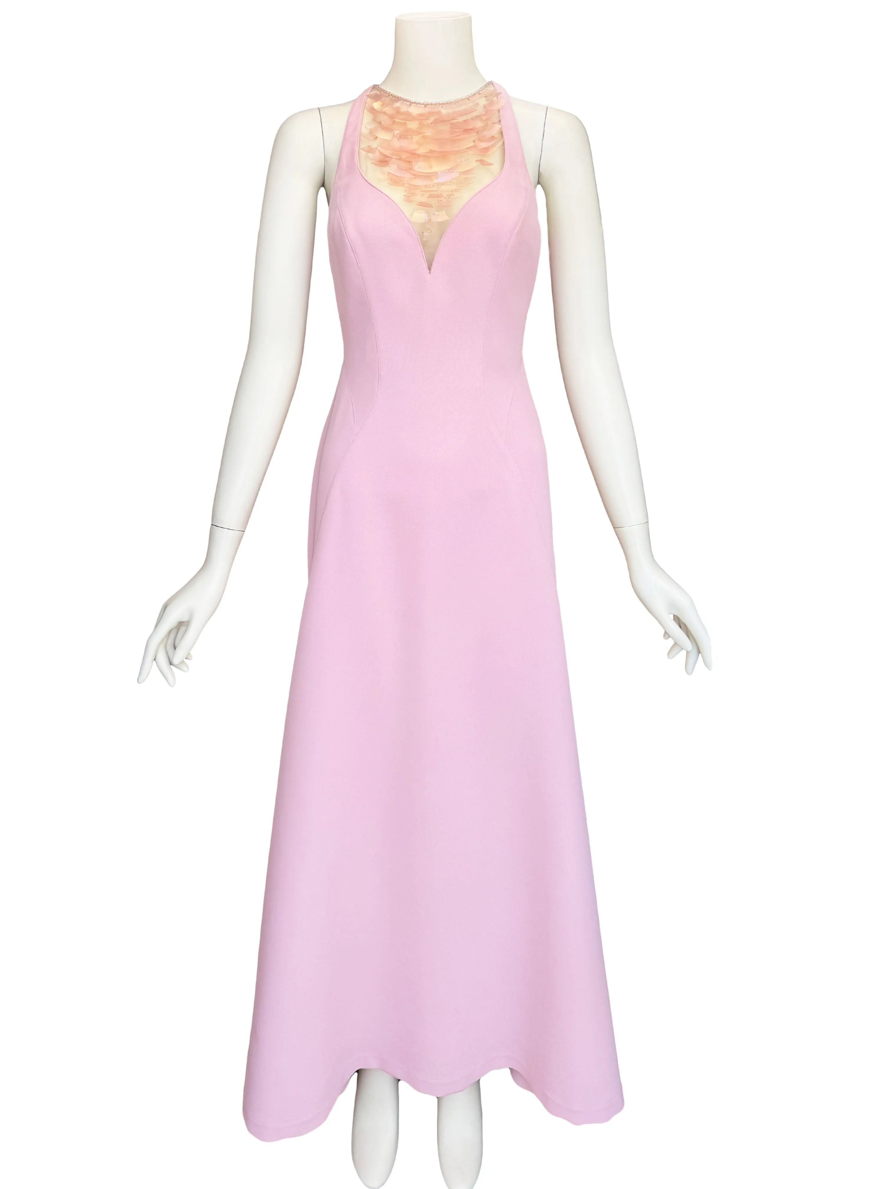 Thierry Mugler Couture 1990s Embellished Maxi Dress
