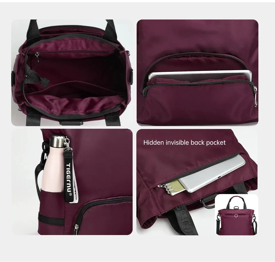 Tigernu Fashion 3 In1 Women Backpack Bag Leisure Tote Bag Shoulder Bag Light Weight College High School Bag Girls Handbag Female