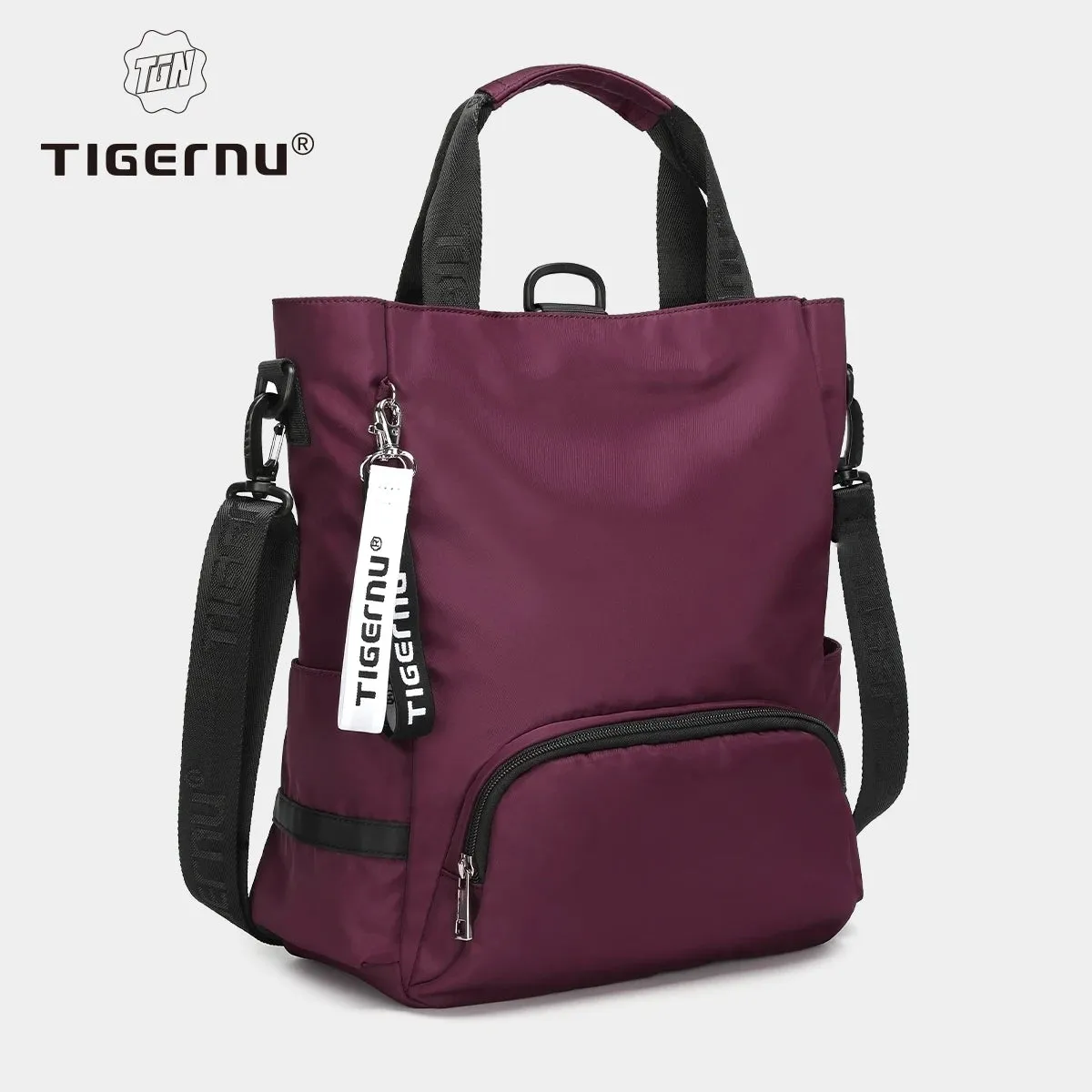 Tigernu Fashion 3 In1 Women Backpack Bag Leisure Tote Bag Shoulder Bag Light Weight College High School Bag Girls Handbag Female