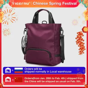 Tigernu Fashion 3 In1 Women Backpack Bag Leisure Tote Bag Shoulder Bag Light Weight College High School Bag Girls Handbag Female