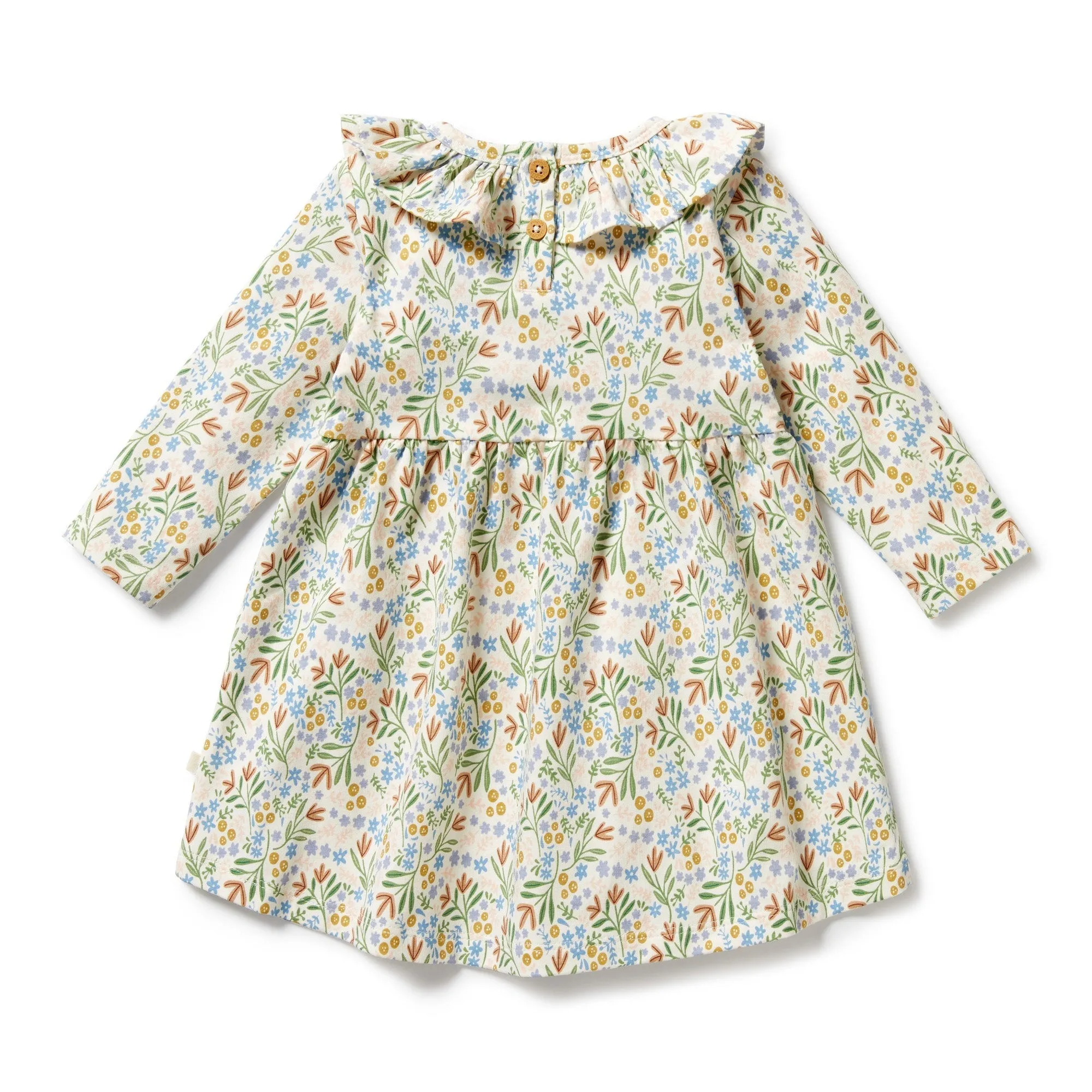 Tinker Floral Organic Ruffle Dress