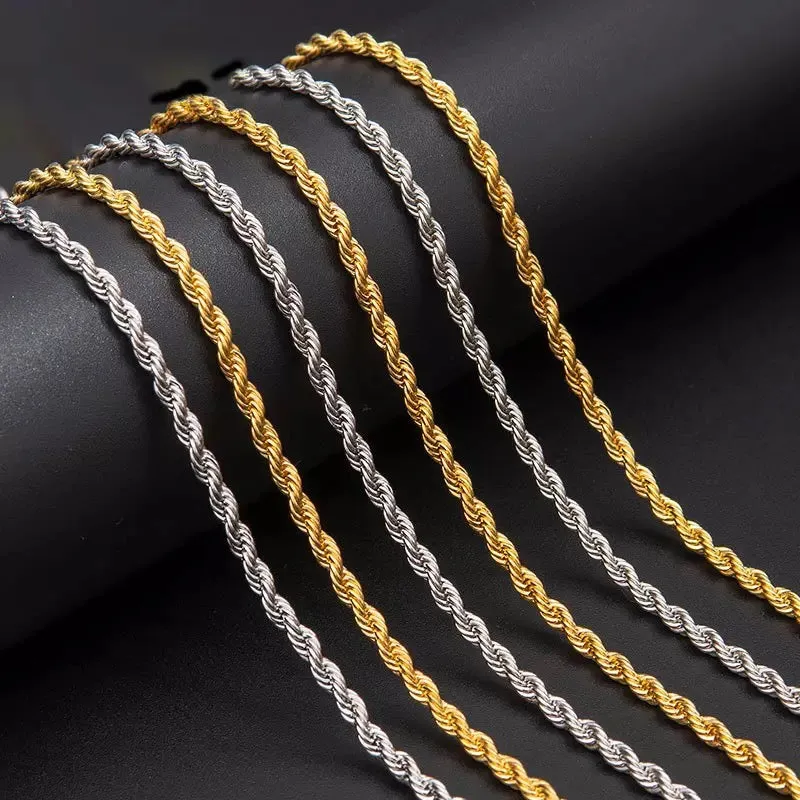 TWISTED ROPE CHAIN(THICK)