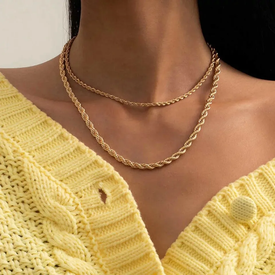 TWISTED ROPE CHAIN(THICK)