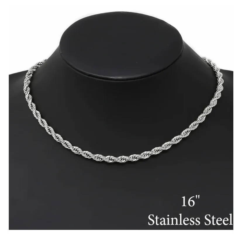 TWISTED ROPE CHAIN(THICK)